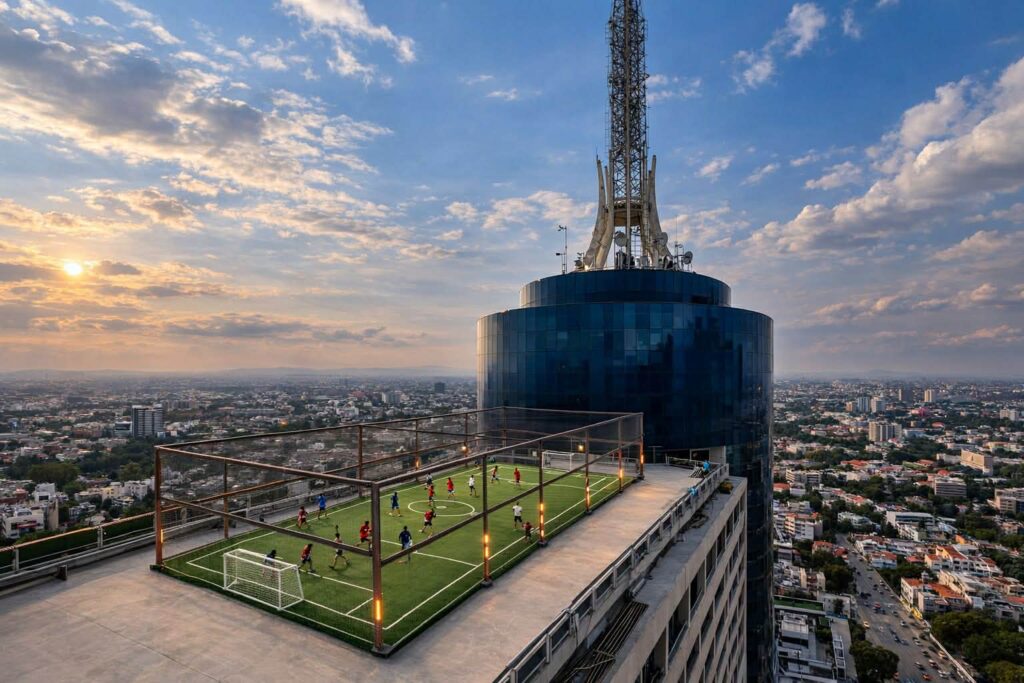Experiencia futbolera en espacio exclusivo con activaciones Plannerz WTC México